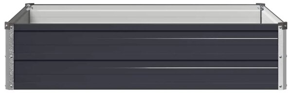 Povišeni vrtni krevet Antracit 100 x 80 x 24 cm - 100 x 80 x 24 cm Antracit