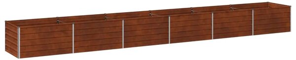 Povišeni vrtni krevet Rđa 600 x 80 x 55 cm corton - 600 x 80 x 55 cm Otporni čelik
