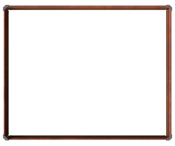 Povišeni vrtni krevet Rđa 100 x 80 x 24 cm corton - 100 x 80 x 24 cm Otporni čelik