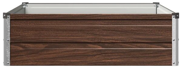 Povišeni vrtni krevet Crna 100 x 80 x 24 cm - 100 x 80 x 24 cm Crna