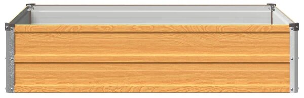 Povišeni vrtni krevet Prirodna 100 x 80 x 24 cm - 100 x 80 x 24 cm Prirodna