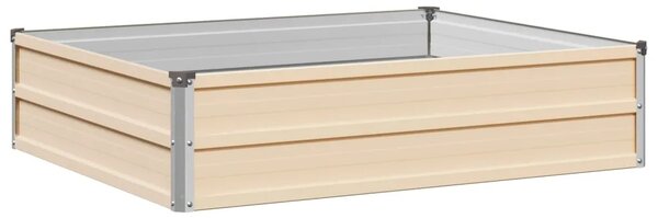 Povišeni vrtni krevet Slonovača 100 x 80 x 24 cm - 100 x 80 x 24 cm Slonovača