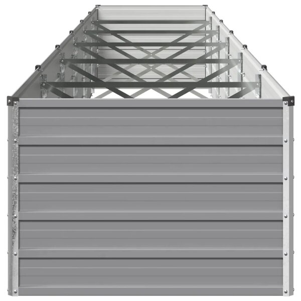 Povišeni vrtni krevet Siva 600 x 80 x 55 cm - 600 x 80 x 55 cm Siva