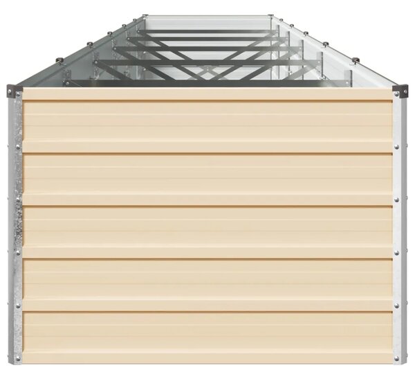 Povišeni vrtni krevet Slonovača 480 x 80 x 55 cm - 480 x 80 x 55 cm Slonovača