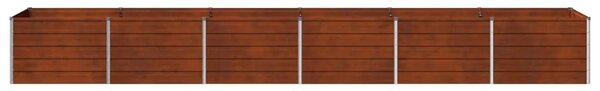 Povišeni vrtni krevet Rđa 480 x 80 x 55 cm corton - 480 x 80 x 55 cm Otporni čelik