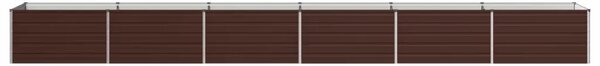 Povišeni vrtni krevet Smeđa 600 x 80 x 55 cm - 600 x 80 x 55 cm Smeđa