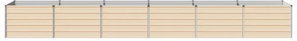 Povišeni vrtni krevet Slonovača 480 x 80 x 55 cm - 480 x 80 x 55 cm Slonovača