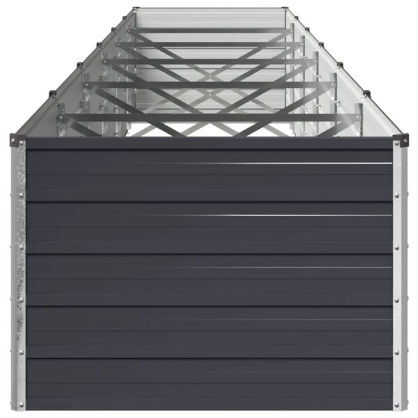 Povišeni vrtni krevet Antracit 600 x 80 x 55 cm - 600 x 80 x 55 cm Antracit