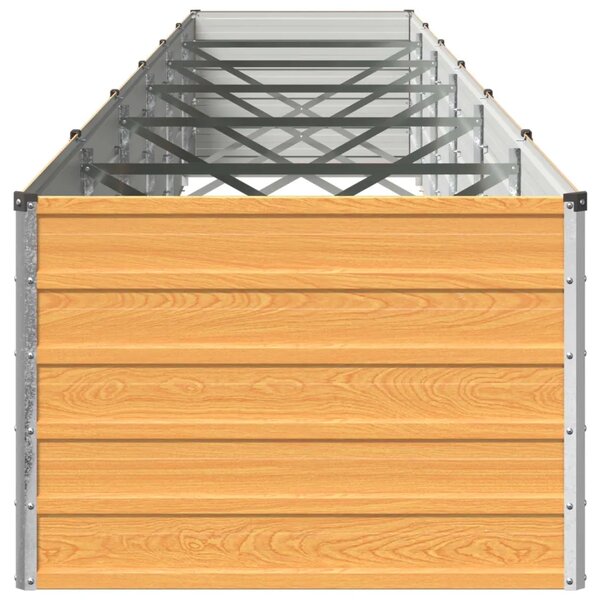 Povišeni vrtni krevet Prirodna 600 x 80 x 55 cm - 600 x 80 x 55 cm Prirodna