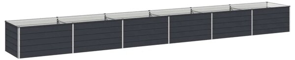 Povišeni vrtni krevet Antracit 600 x 80 x 55 cm - 600 x 80 x 55 cm Antracit