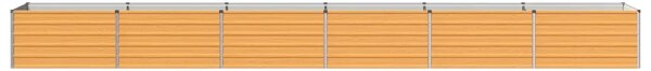 Povišeni vrtni krevet Prirodna 600 x 80 x 55 cm - 600 x 80 x 55 cm Prirodna