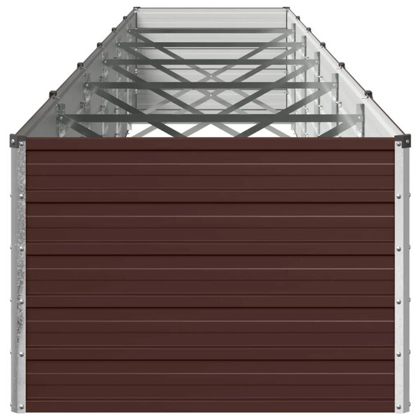 Povišeni vrtni krevet Smeđa 600 x 80 x 55 cm - 600 x 80 x 55 cm Smeđa