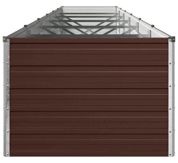 Povišeni vrtni krevet Smeđa 480 x 80 x 55 cm - 480 x 80 x 55 cm Smeđa
