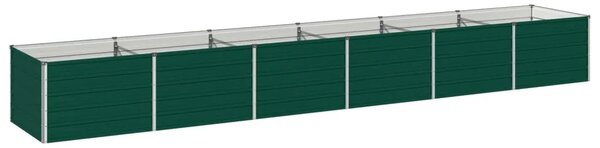 Povišeni vrtni krevet Zelena 480 x 80 x 55 cm - 480 x 80 x 55 cm Zelena