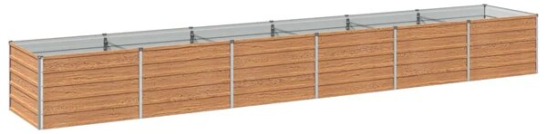 Povišeni vrtni krevet Drvena smeđa 480 x 80 x 55 cm - 480 x 80 x 55 cm Smeđa drvo