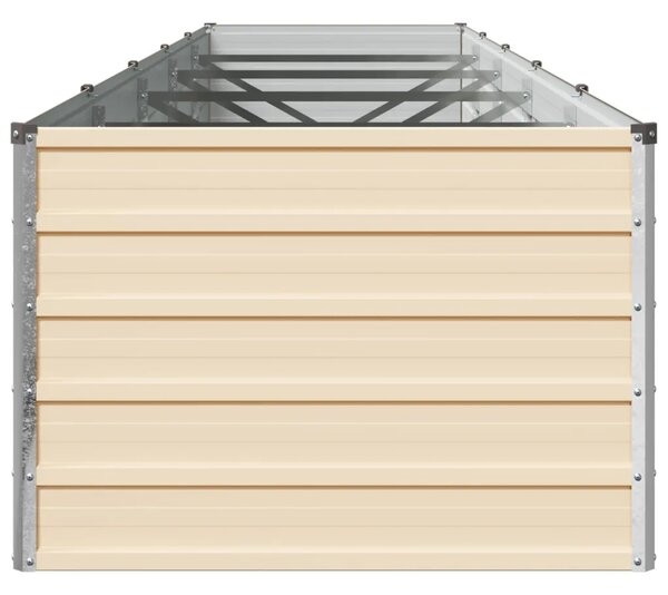 Povišeni vrtni krevet Slonovača 400 x 80 x 55 cm - 400 x 80 x 55 cm Slonovača