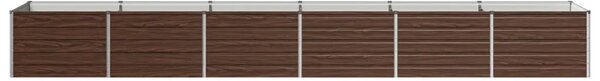 Povišeni vrtni krevet Crna 480 x 80 x 55 cm - 480 x 80 x 55 cm Crna