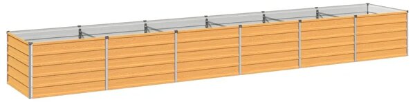 Povišeni vrtni krevet Prirodna 480 x 80 x 55 cm - 480 x 80 x 55 cm Prirodna