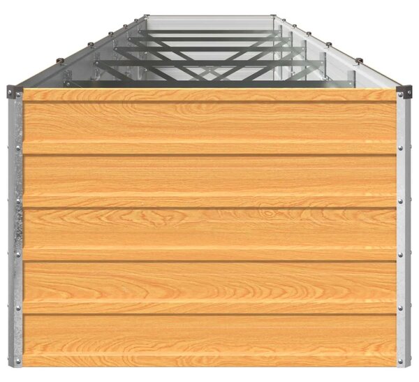 Povišeni vrtni krevet Prirodna 480 x 80 x 55 cm - 480 x 80 x 55 cm Prirodna
