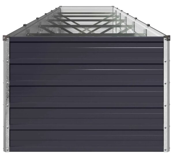 Povišeni vrtni krevet Antracit 480 x 80 x 55 cm - 480 x 80 x 55 cm Antracit