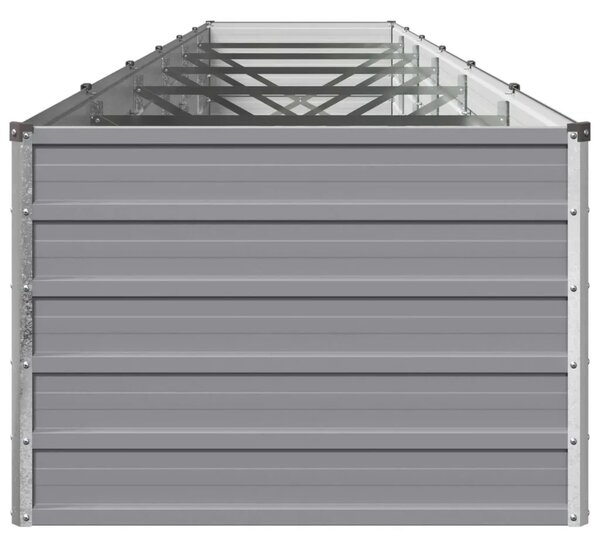 Povišeni vrtni krevet Siva 480 x 80 x 55 cm - 480 x 80 x 55 cm Siva