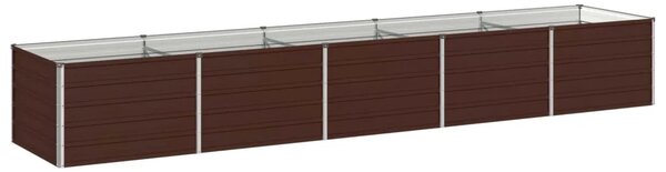 Povišeni vrtni krevet Smeđa 400 x 80 x 55 cm - 400 x 80 x 55 cm Smeđa