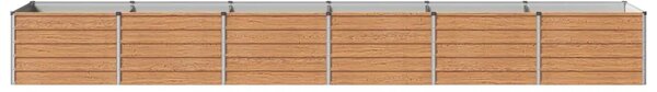 Povišeni vrtni krevet Drvena smeđa 480 x 80 x 55 cm - 480 x 80 x 55 cm Smeđa drvo