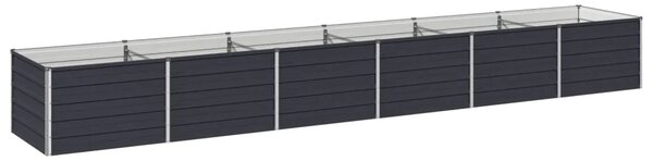Povišeni vrtni krevet Antracit 480 x 80 x 55 cm - 480 x 80 x 55 cm Antracit