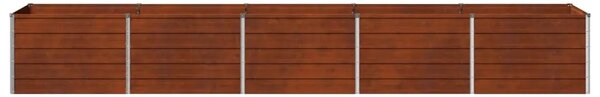 Povišeni vrtni krevet Rđa 400 x 80 x 55 cm corton - 400 x 80 x 55 cm Otporni čelik