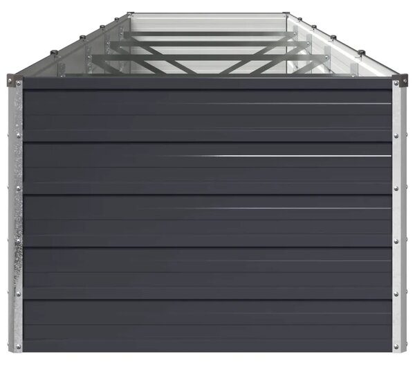 Povišeni vrtni krevet Antracit 400 x 80 x 55 cm - 400 x 80 x 55 cm Antracit