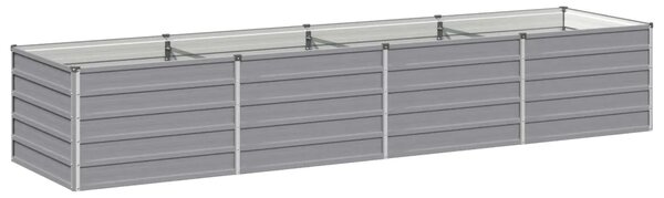 Povišeni vrtni krevet Siva 320 x 80 x 55 cm - 320 x 80 x 55 cm Siva