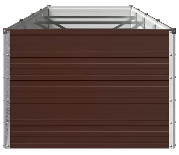 Povišeni vrtni krevet Smeđa 320 x 80 x 55 cm - 320 x 80 x 55 cm Smeđa
