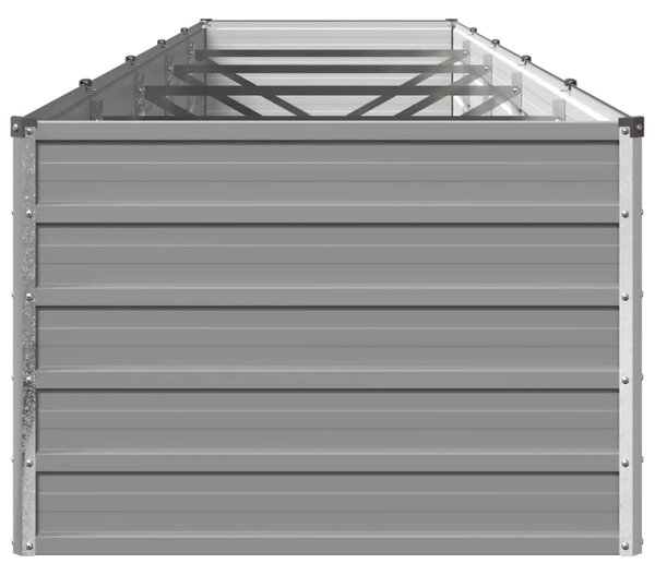 Povišeni vrtni krevet Siva 400 x 80 x 55 cm - 400 x 80 x 55 cm Siva