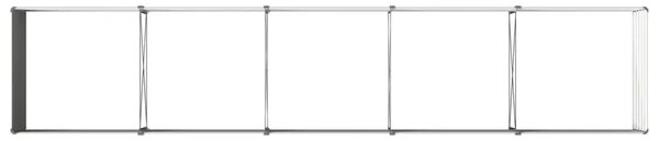 Povišeni vrtni krevet Siva 400 x 80 x 55 cm - 400 x 80 x 55 cm Siva