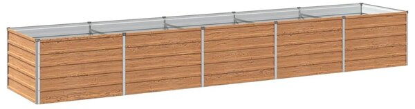 Povišeni vrtni krevet Drvena smeđa 400 x 80 x 55 cm - 400 x 80 x 55 cm Smeđa drvo