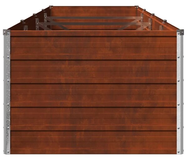 Povišeni vrtni krevet Rđa 320 x 80 x 55 cm corton - 320 x 80 x 55 cm Otporni čelik
