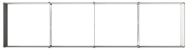 Povišeni vrtni krevet Smeđa 320 x 80 x 55 cm - 320 x 80 x 55 cm Smeđa