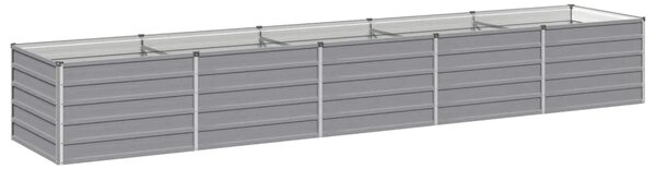 Povišeni vrtni krevet Siva 400 x 80 x 55 cm - 400 x 80 x 55 cm Siva