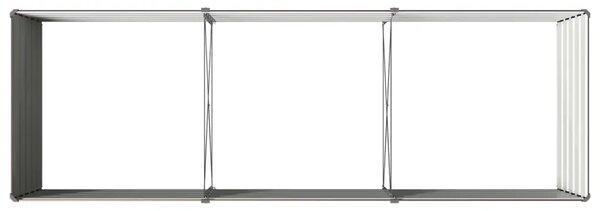 Povišeni vrtni krevet Smeđa 240 x 80 x 55 cm - 240 x 80 x 55 cm Smeđa