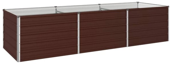 Povišeni vrtni krevet Smeđa 240 x 80 x 55 cm - 240 x 80 x 55 cm Smeđa
