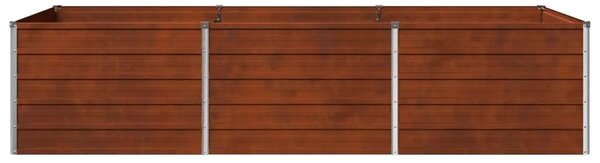 Povišeni vrtni krevet Rđa 240 x 80 x 55 cm corton - 240 x 80 x 55 cm Otporni čelik