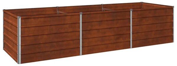Povišeni vrtni krevet Rđa 240 x 80 x 55 cm corton - 240 x 80 x 55 cm Otporni čelik