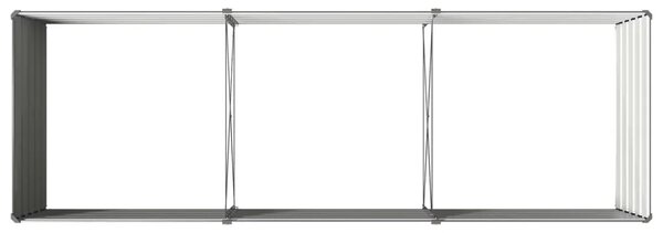 Povišeni vrtni krevet Antracit 240 x 80 x 55 cm - 240 x 80 x 55 cm Antracit