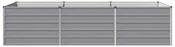 Povišeni vrtni krevet Siva 240 x 80 x 55 cm - 240 x 80 x 55 cm Siva