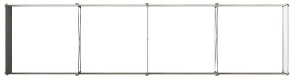 Povišeni vrtni krevet Drvena smeđa 320 x 80 x 55 cm - 320 x 80 x 55 cm Smeđa drvo