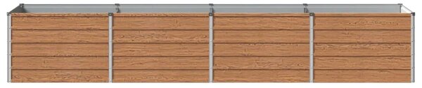 Povišeni vrtni krevet Drvena smeđa 320 x 80 x 55 cm - 320 x 80 x 55 cm Smeđa drvo