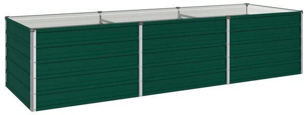 Povišeni vrtni krevet Zelena 240 x 80 x 55 cm - 240 x 80 x 55 cm Zelena