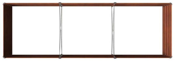 Povišeni vrtni krevet Rđa 240 x 80 x 55 cm corton - 240 x 80 x 55 cm Otporni čelik