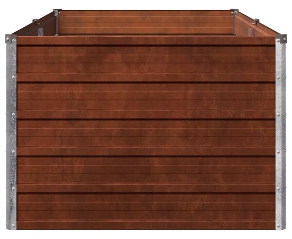 Povišeni vrtni krevet Rđa 160 x 80 x 55 cm corton - 160 x 80 x 55 cm Otporni čelik