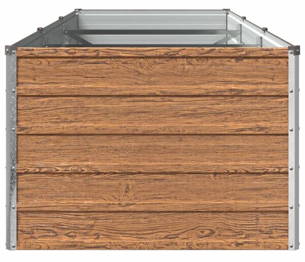 Povišeni vrtni krevet Drvena smeđa 240 x 80 x 55 cm - 240 x 80 x 55 cm Smeđa drvo